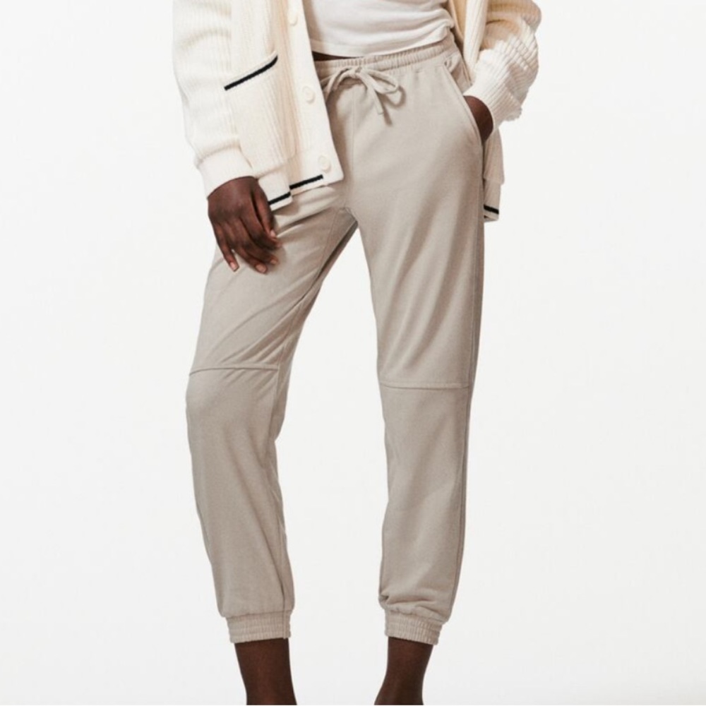 Velvet jogger pants.